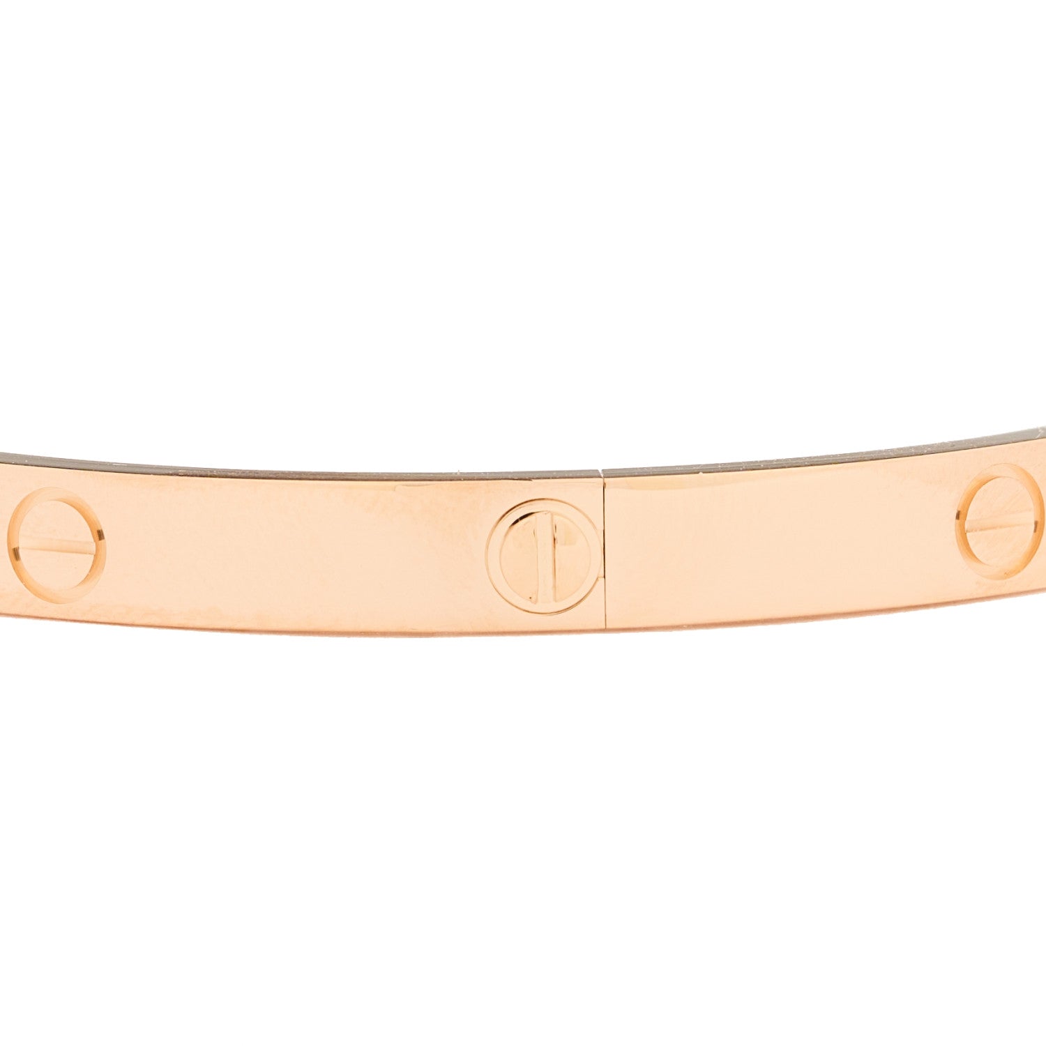 Cartier 18K Pink Gold Medium LOVE Bracelet 18 4 of 9
