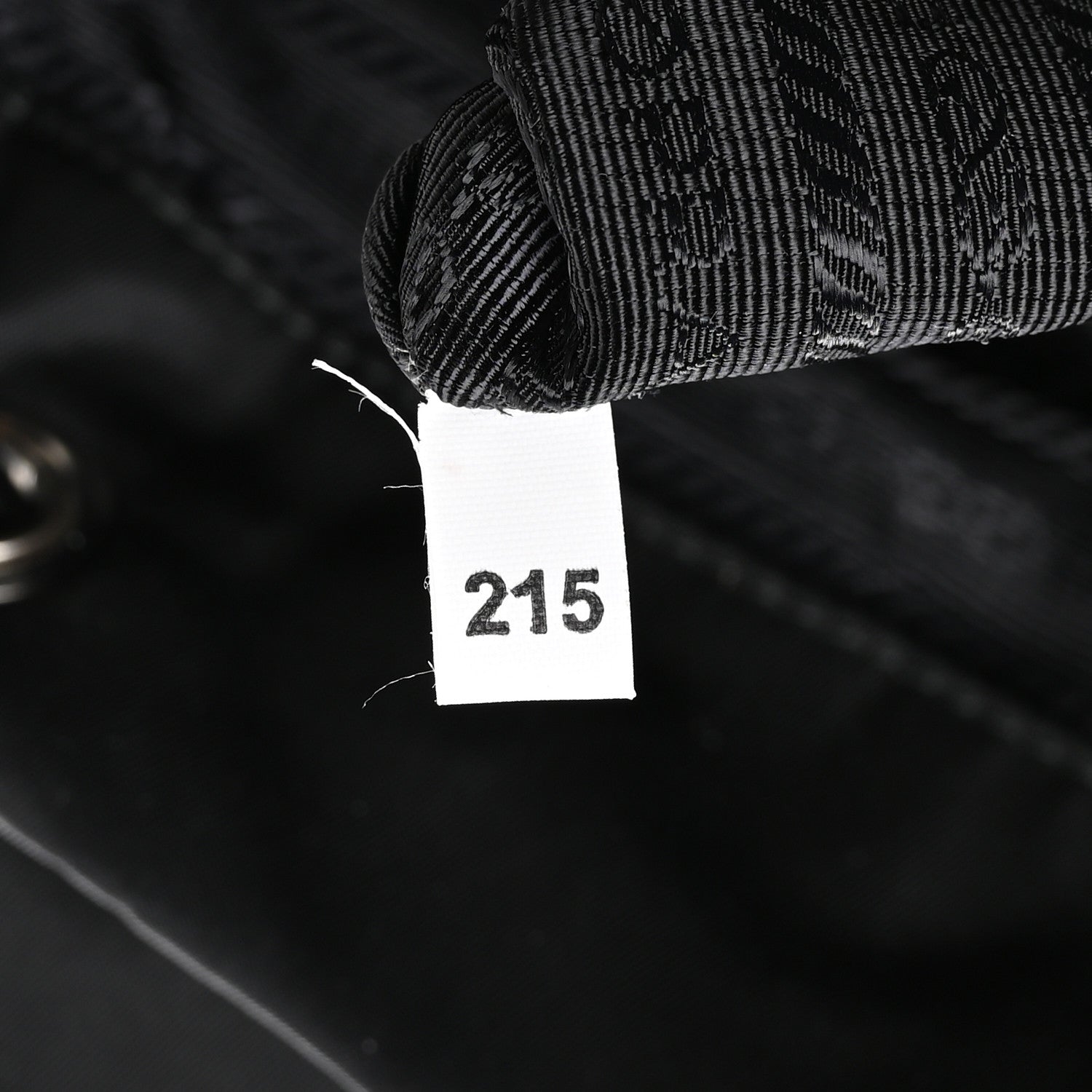 Prada Nylon Vela Saffiano Small Cinch Backpack Black 8 of 11