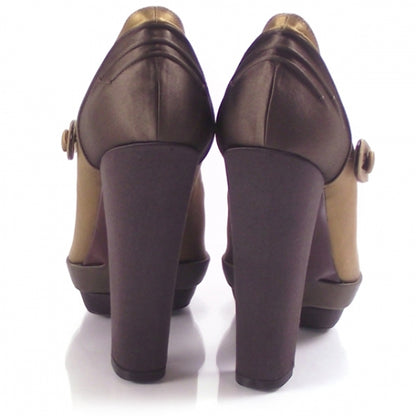 Louis Vuitton Satin Open Toe Strappy Heels 36 3 of 7