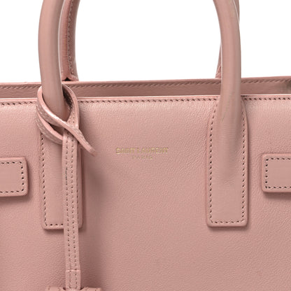 Saint Laurent Calfskin Nano Sac De Jour Pale Pink 8 of 10