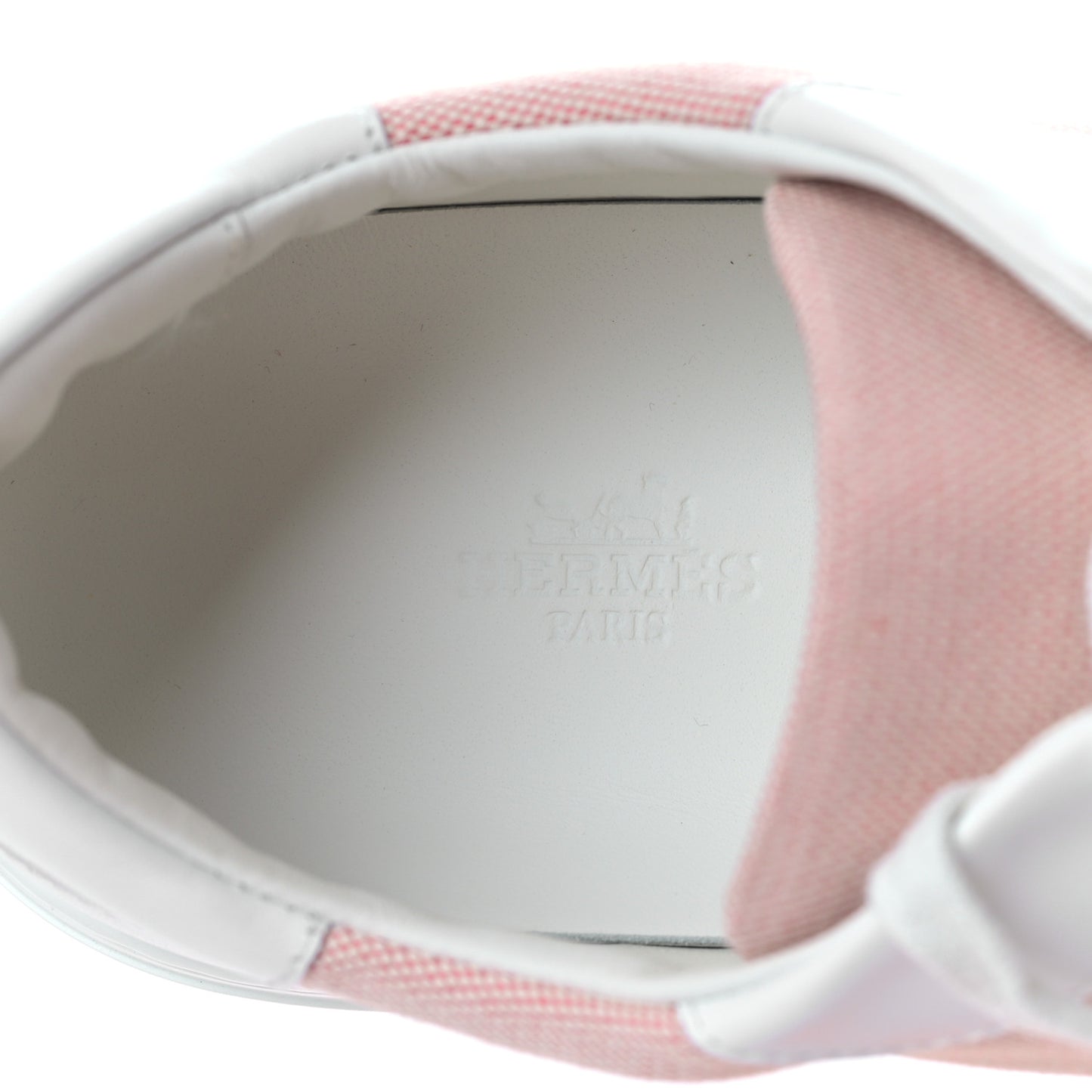 Calfskin Canvas Day Sneakers 40 Framboise White