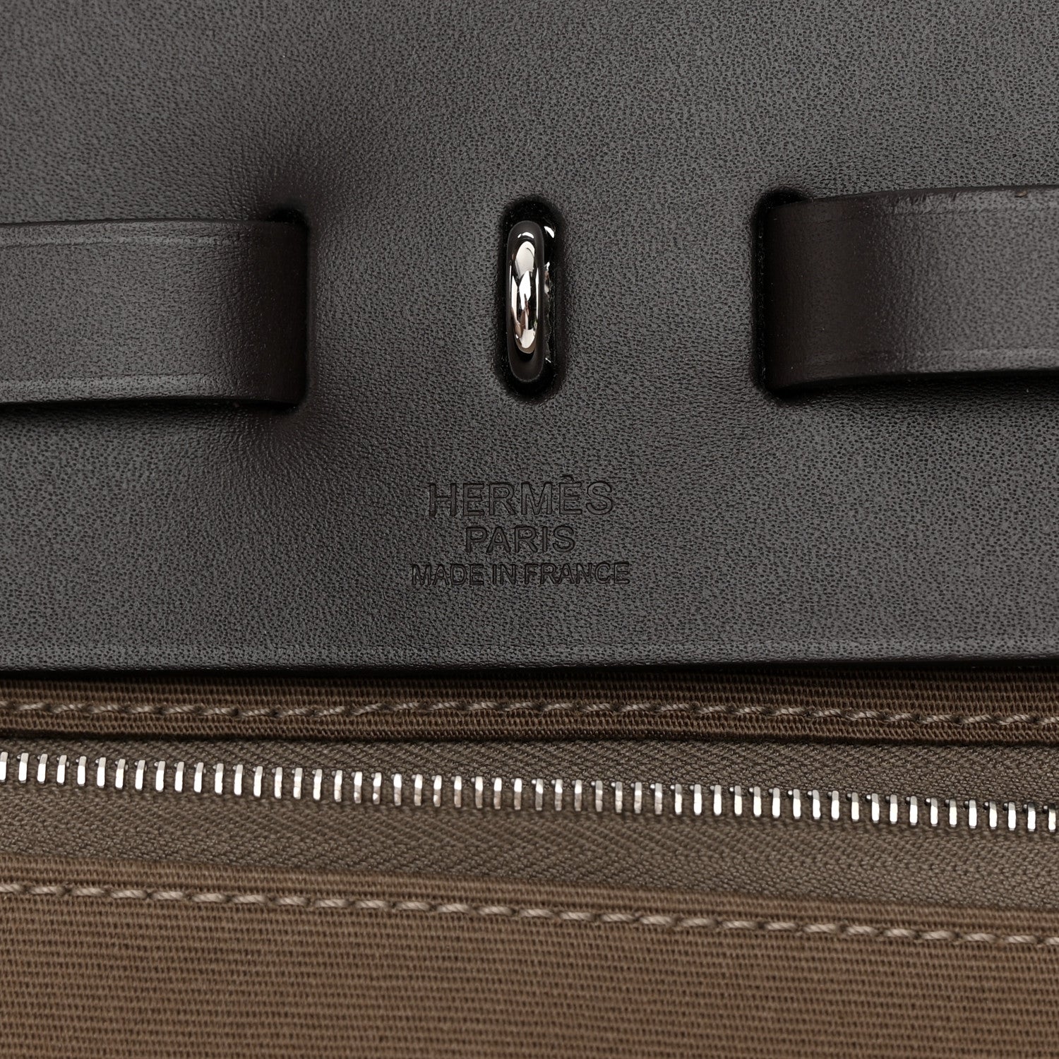 Hermes Toile Vache Hunter Herbag Zip 39 MM Etoupe Ebene 7 of 14