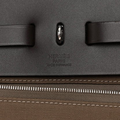 Hermes Toile Vache Hunter Herbag Zip 39 MM Etoupe Ebene 7 of 14