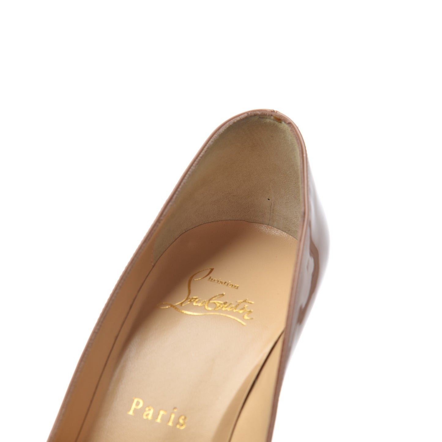 Patent Pigalle Follies 100 Pumps 36.5 Nude