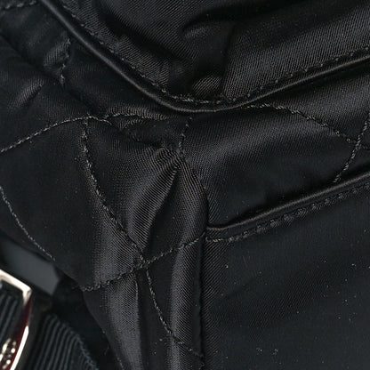 Chanel Tweed Nylon Quilted Small Astronaut Essentials Backpack Black Multicolor 7 of 8