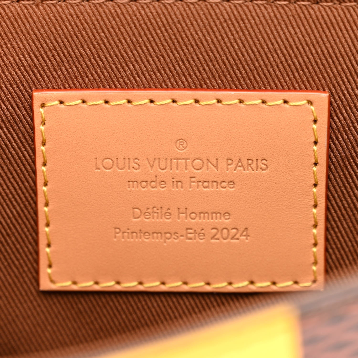 Louis Vuitton Damier Pop Nano Steamer Yellow 6 of 9