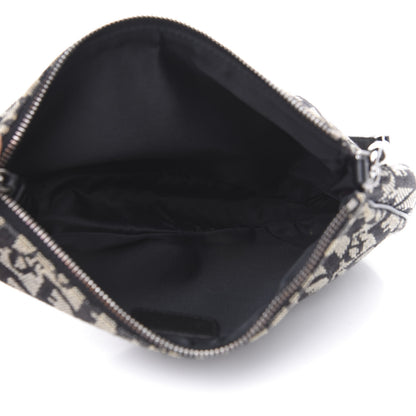 Christian Dior Monogram Mini Saddle Pochette Black 4 of 8