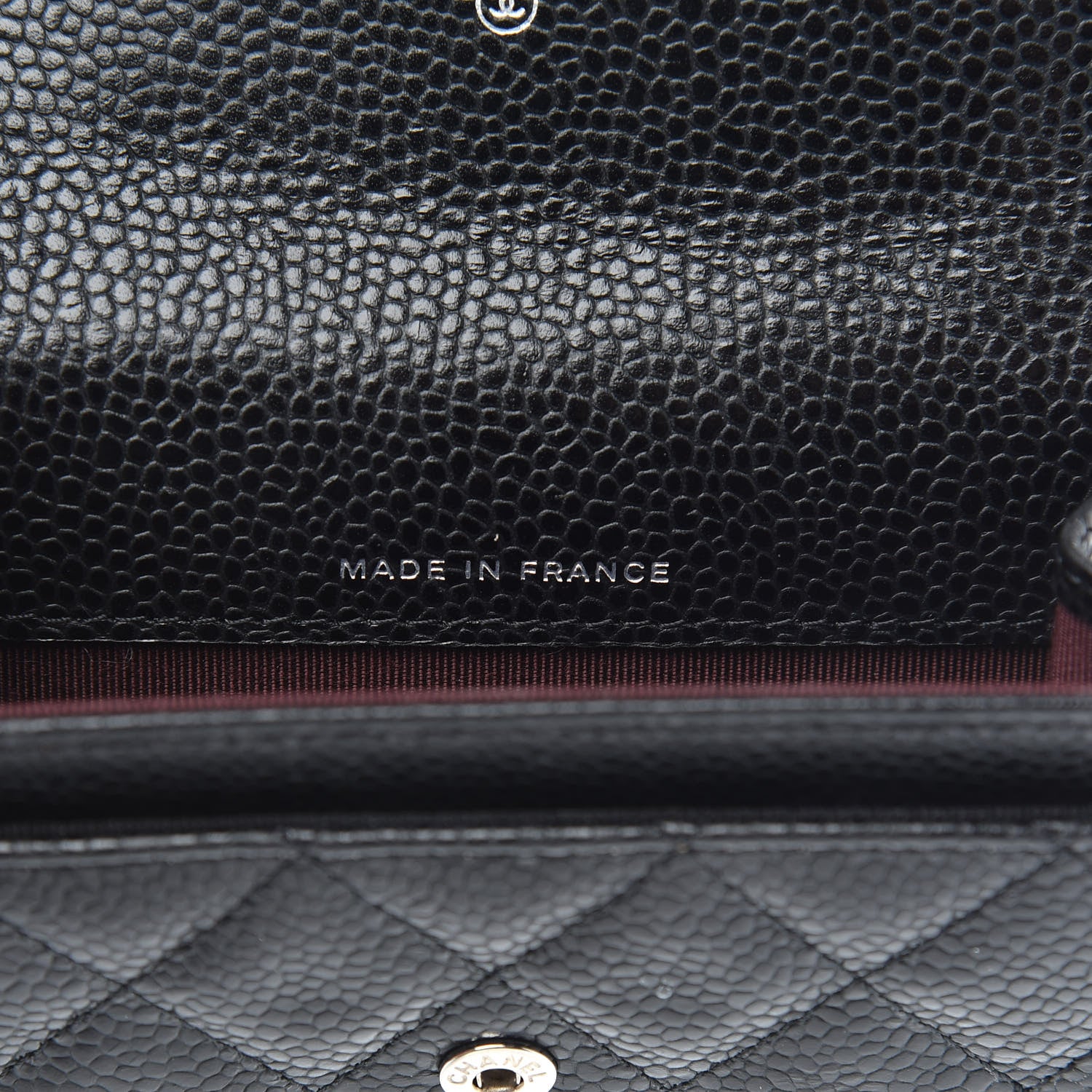 Chanel Caviar Quilted Flap Card Holder Wallet Black 7 of 9