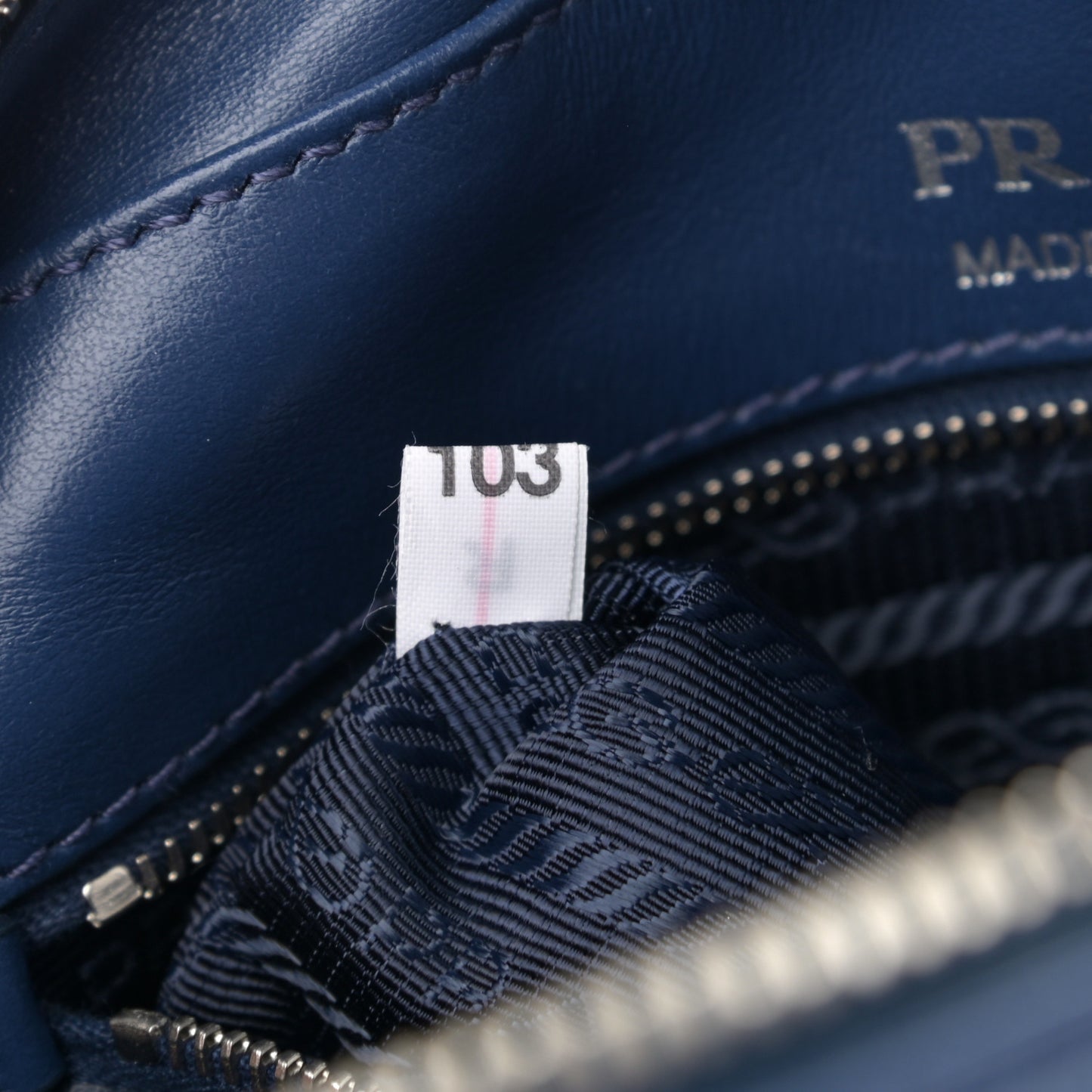 Soft Calfskin Diagramme Crossbody Bag Bleuette