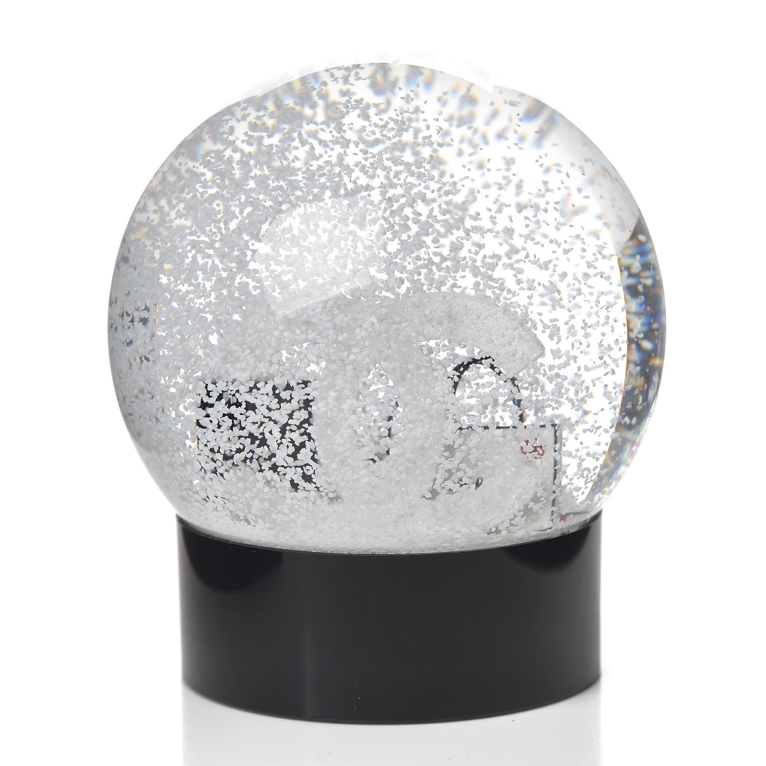 Chanel Glass CC Shopping Bag Snow Globe 3 of 5