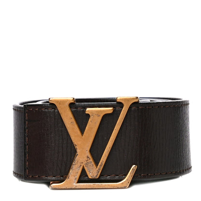 Louis Vuitton Calfskin Monogram LV Initiales Belt 100 40 Coffee 1 of 10
