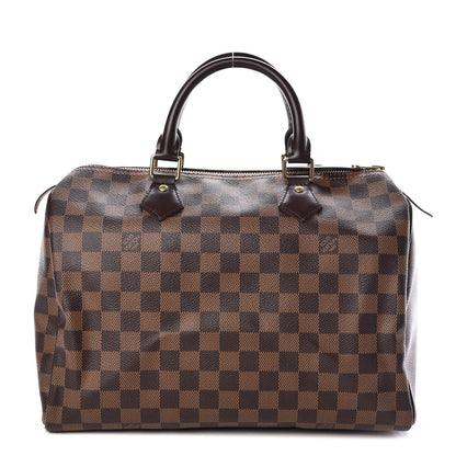 Louis Vuitton Damier Ebene Speedy 30 1 of 9