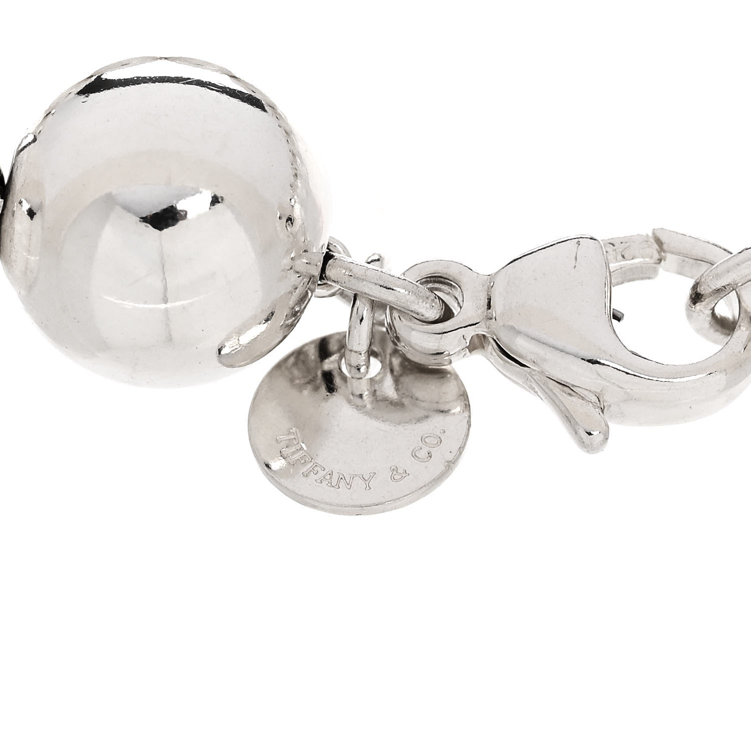 Tiffany Sterling Silver 10mm HardWear Ball Bracelet 4 of 4