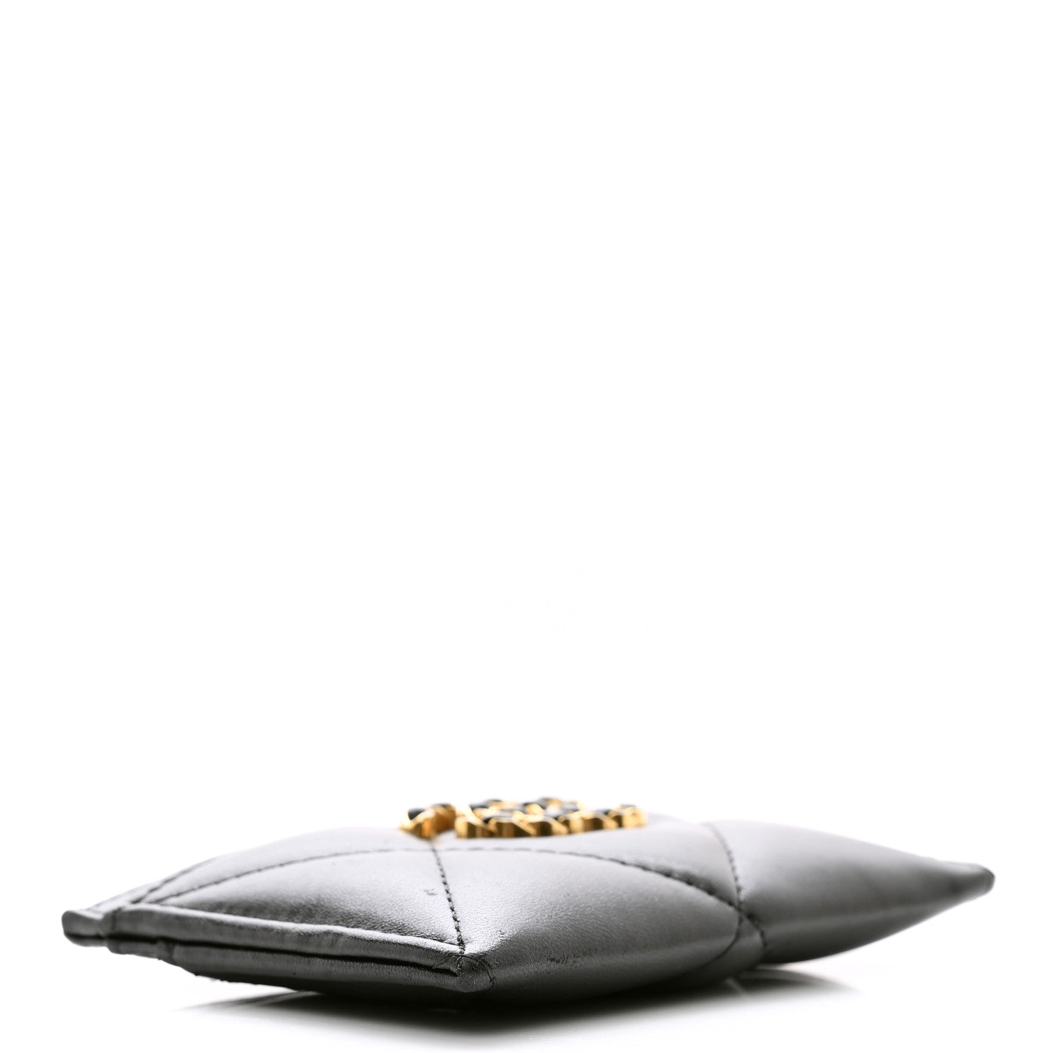 Chanel Lambskin Quilted Chanel 19 Card Holder Black 4 of 9