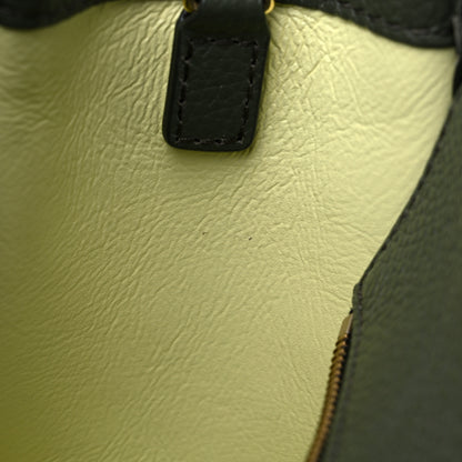 Marc Jacobs Grained Calfskin Small The Tote Bag Bronze Green 10 of 13