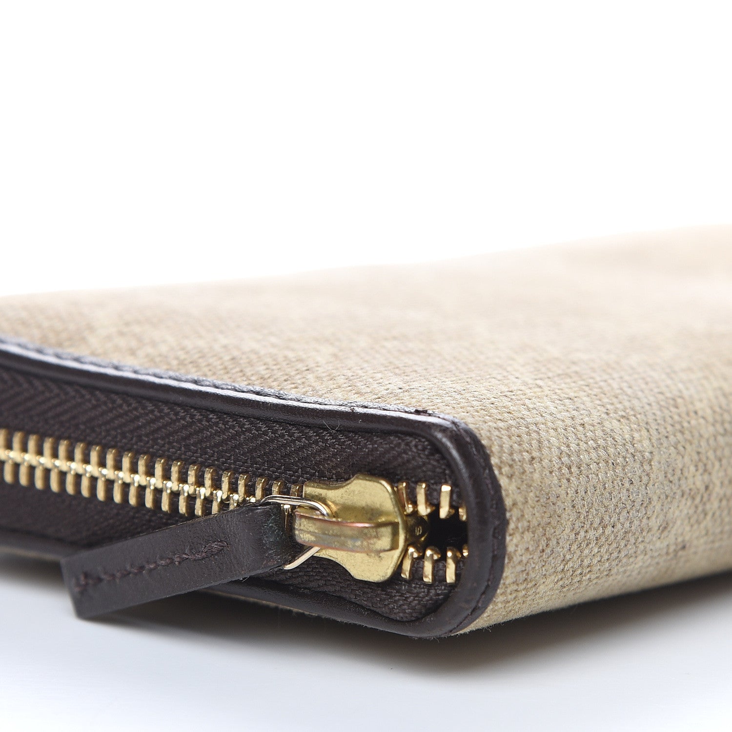 Gucci Monogram Zip Around Wallet Dark Brown 8 of 12