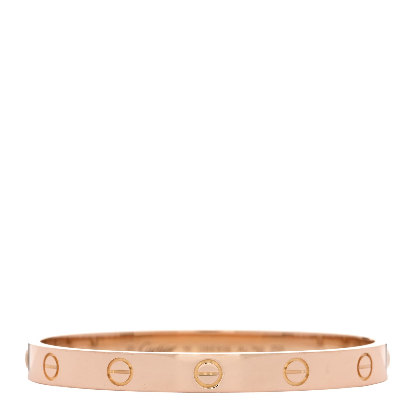 18k Pink Gold Love Bracelet 16