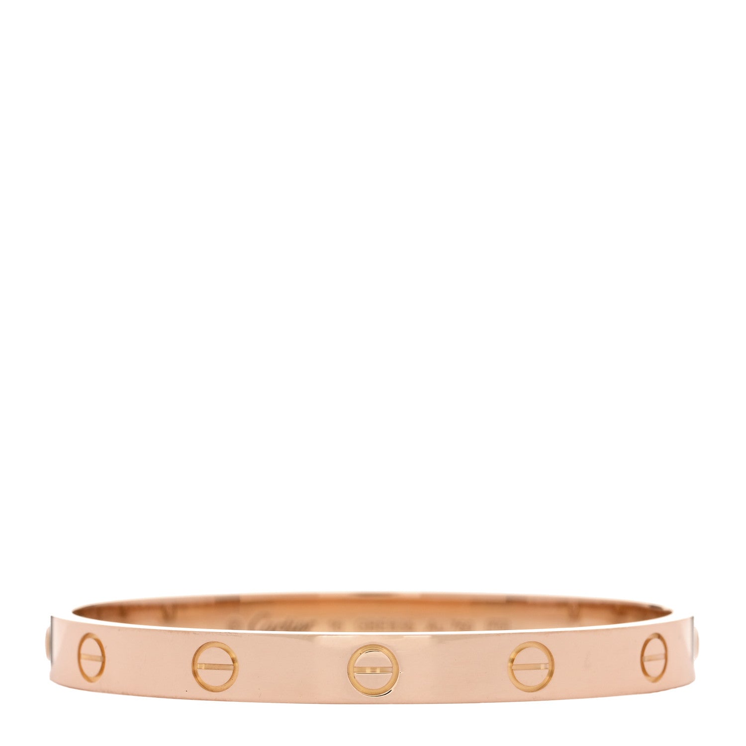 Cartier 18k Pink Gold Love Bracelet 16 1 of 8