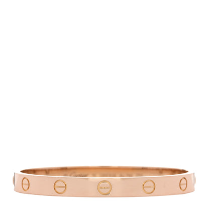 Cartier 18k Pink Gold Love Bracelet 16 1 of 8