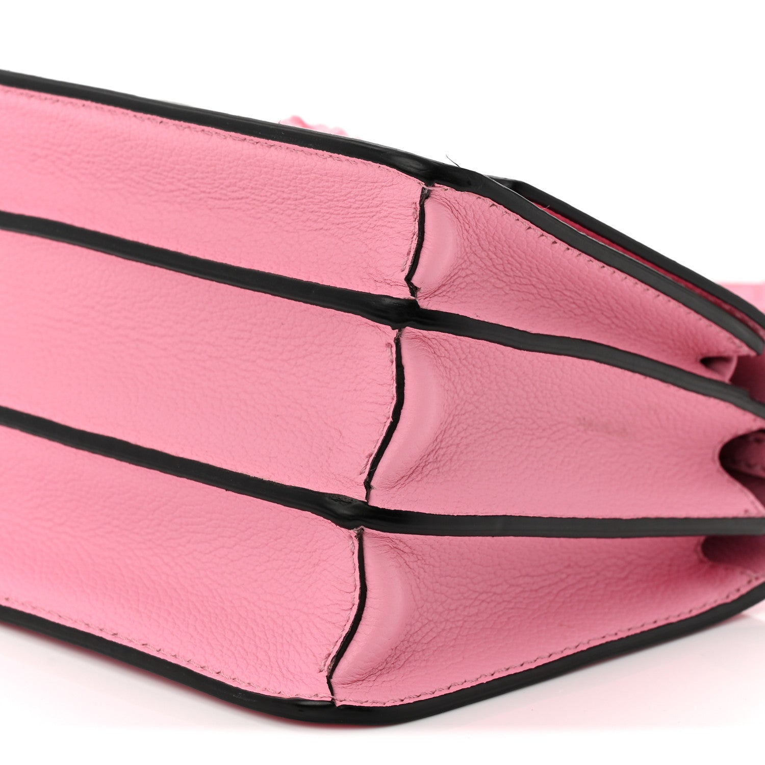 Versace Grained Calfskin La Medusa Flap Shoulder Bag Pink 9 of 11