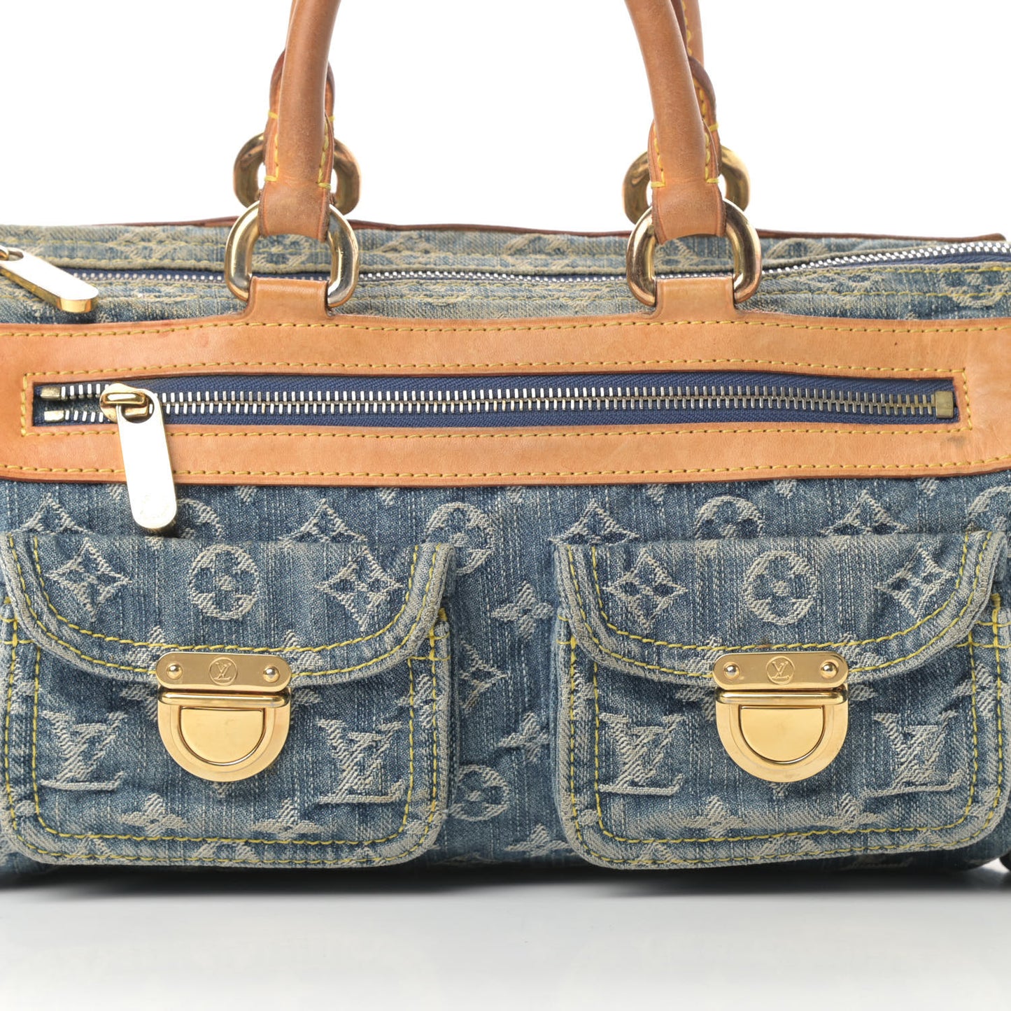 Monogram Denim Neo Speedy Blue
