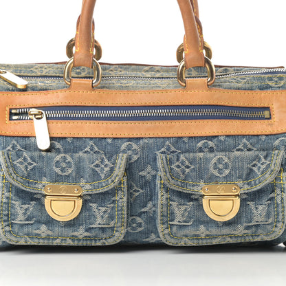 Louis Vuitton Monogram Denim Neo Speedy Blue 8 of 18