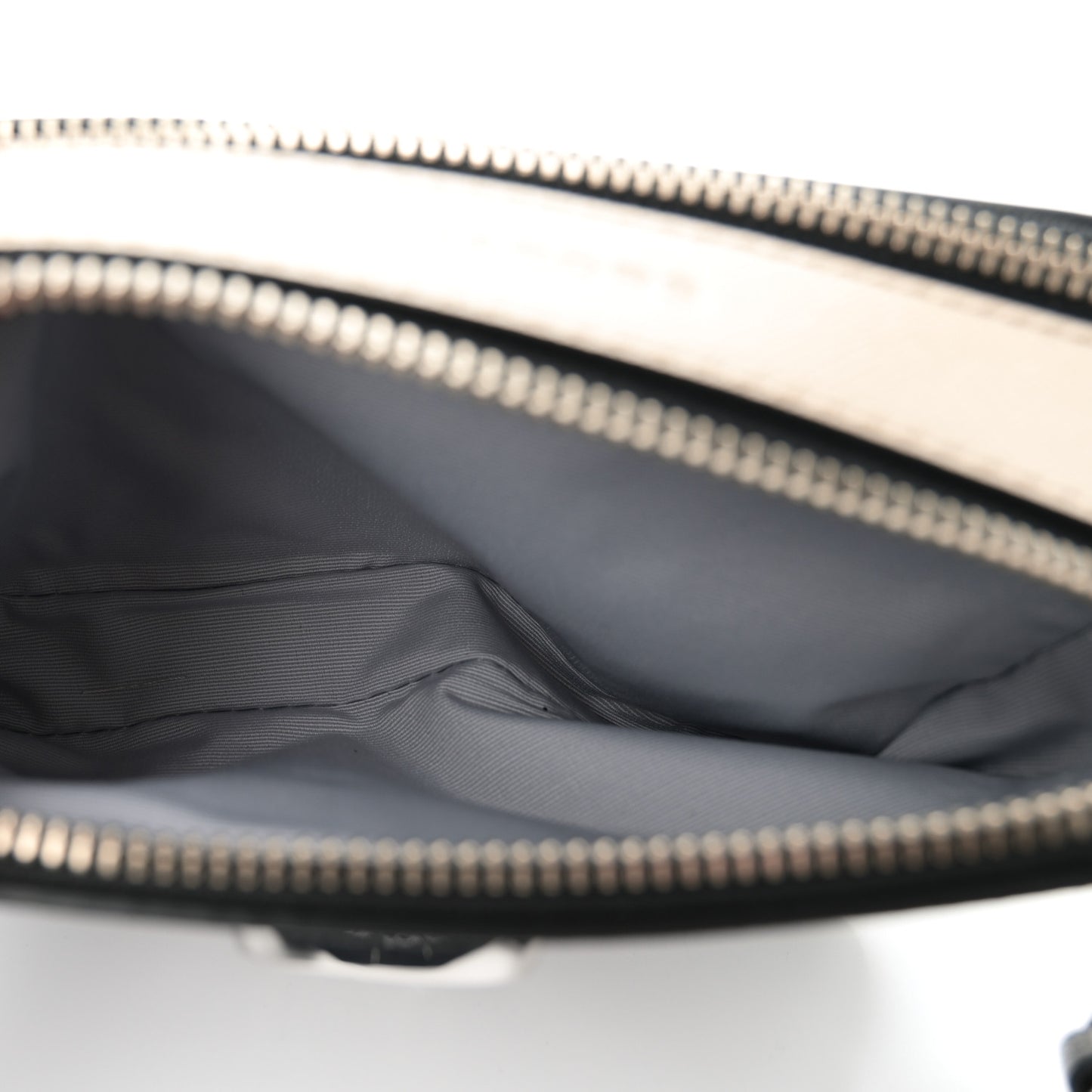 Saffiano Small Snapshot Camera Bag Wolf Grey