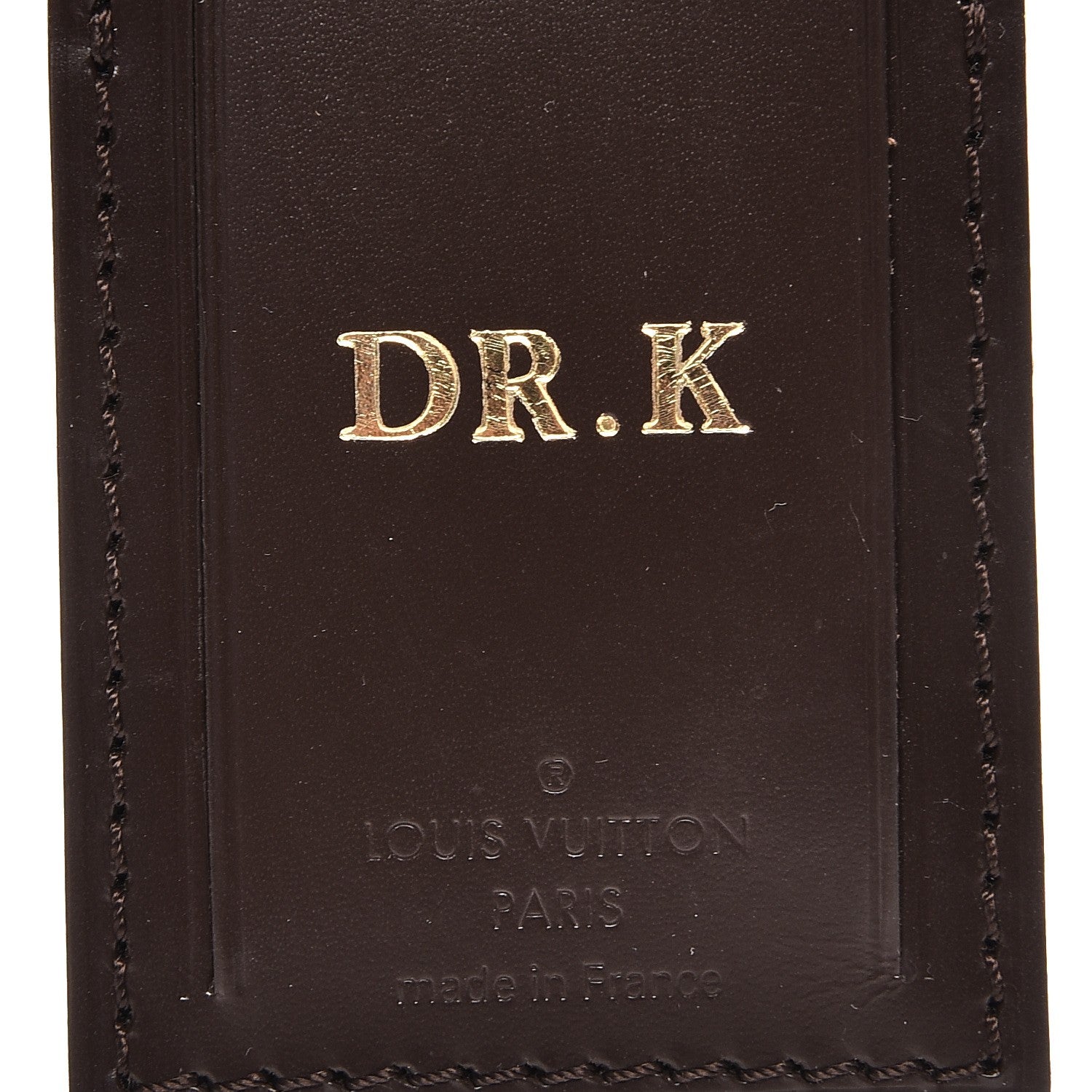 Louis Vuitton Calfskin Luggage Tag Ebene 2 of 3