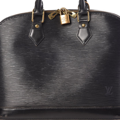 Louis Vuitton Epi Alma PM Black 11 of 11