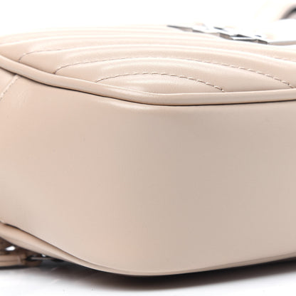 Saint Laurent Calfskin Matelasse Monogram Lou Belt Bag Nude Powder 18 of 25