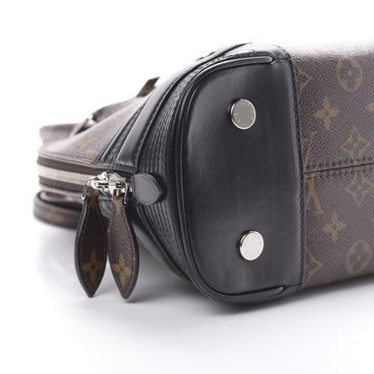 Louis Vuitton Shiny Monogram Alma PM Black 8 of 9