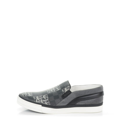 Louis Vuitton Damier Graphite Rope Twister Slip On 8.5 White 1 of 8