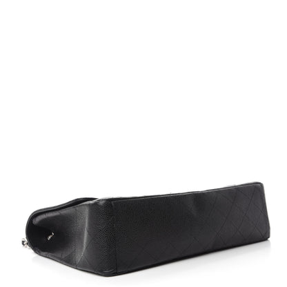 Chanel Caviar Quilted Maxi Single Flap Black 4 of 13