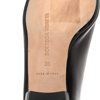 Bottega Veneta Nappa Almond Flats 36 Black 7 of 8