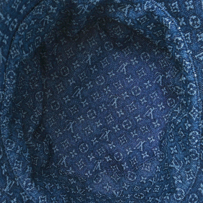 Louis Vuitton Monogram Denim Reversible Everyday Bucket Hat M Blue 16 of 17