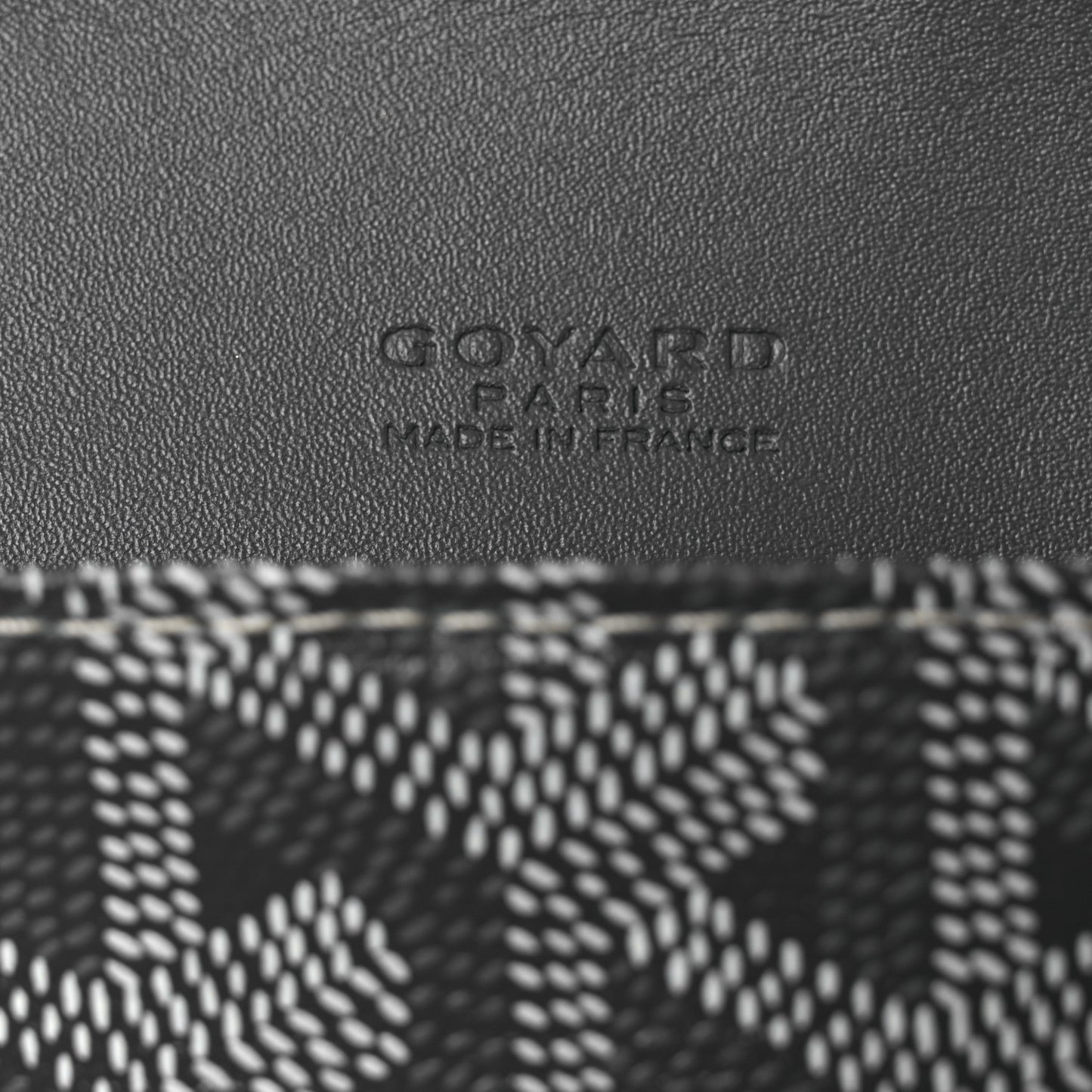 Goyardine Camondo MM Horizontal Clutch Grey