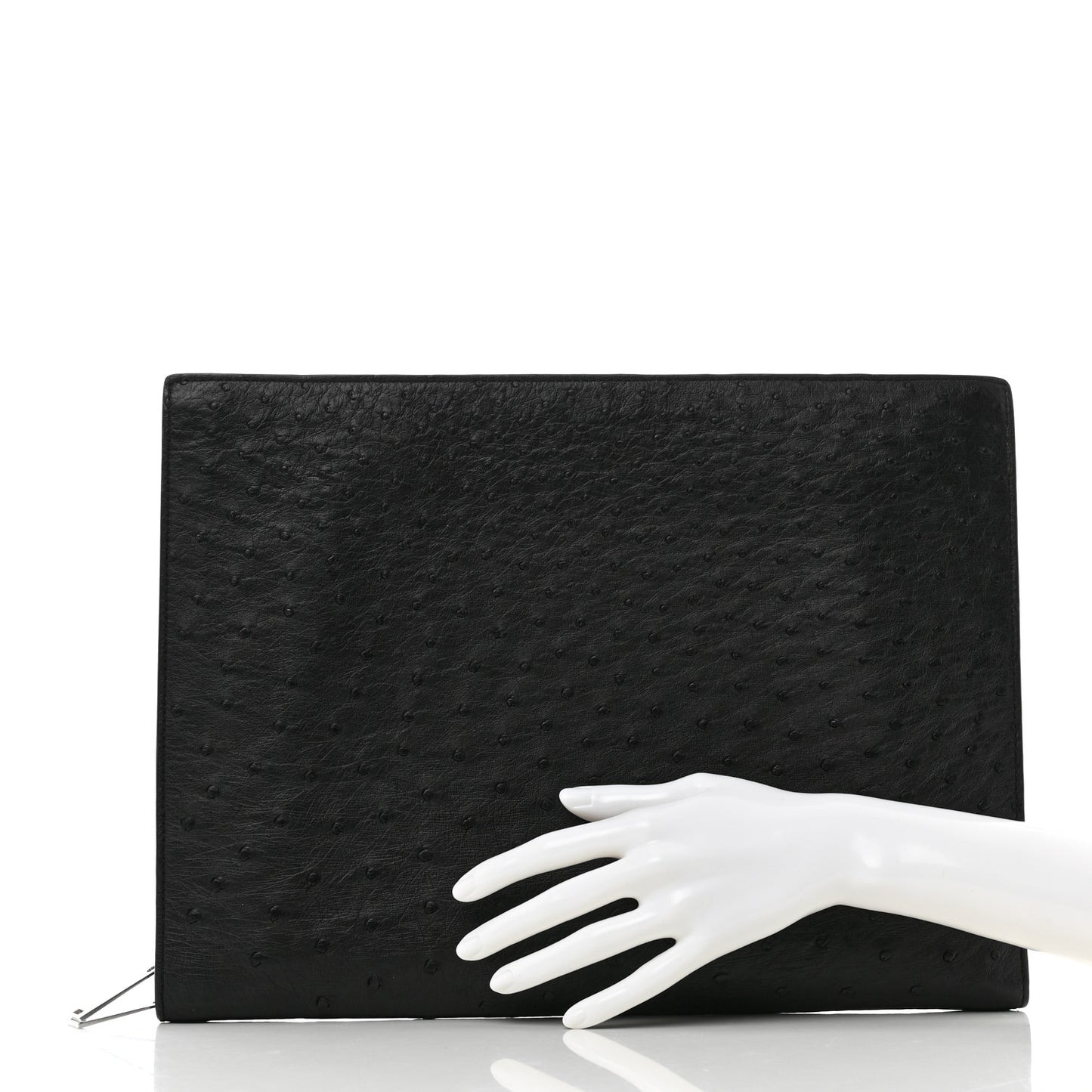 Ostrich Document Case Black