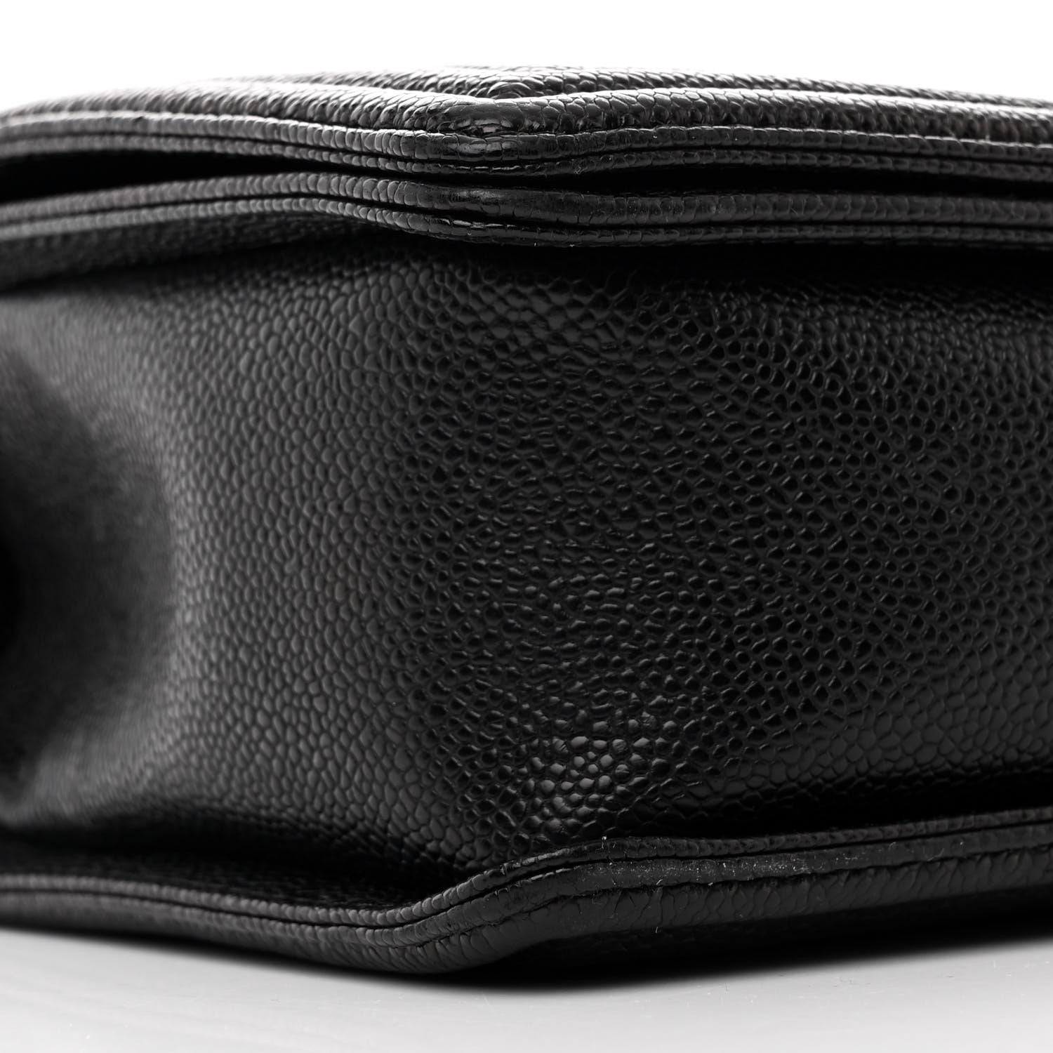 Chanel Caviar Quilted New Medium Boy Flap Black 9 of 11