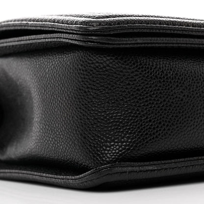 Chanel Caviar Quilted New Medium Boy Flap Black 9 of 11