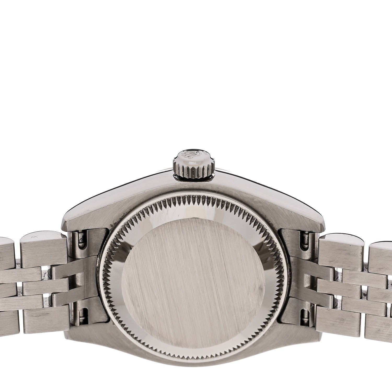 Rolex Stainless Steel 18K White Gold Diamond 26mm Oyster Perpetual Datejust Watch Silver Jubilee 179174 4 of 5