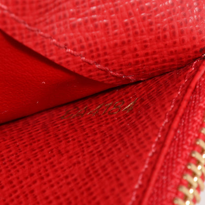 Louis Vuitton Damier Ebene Insolite Wallet Red 8 of 8