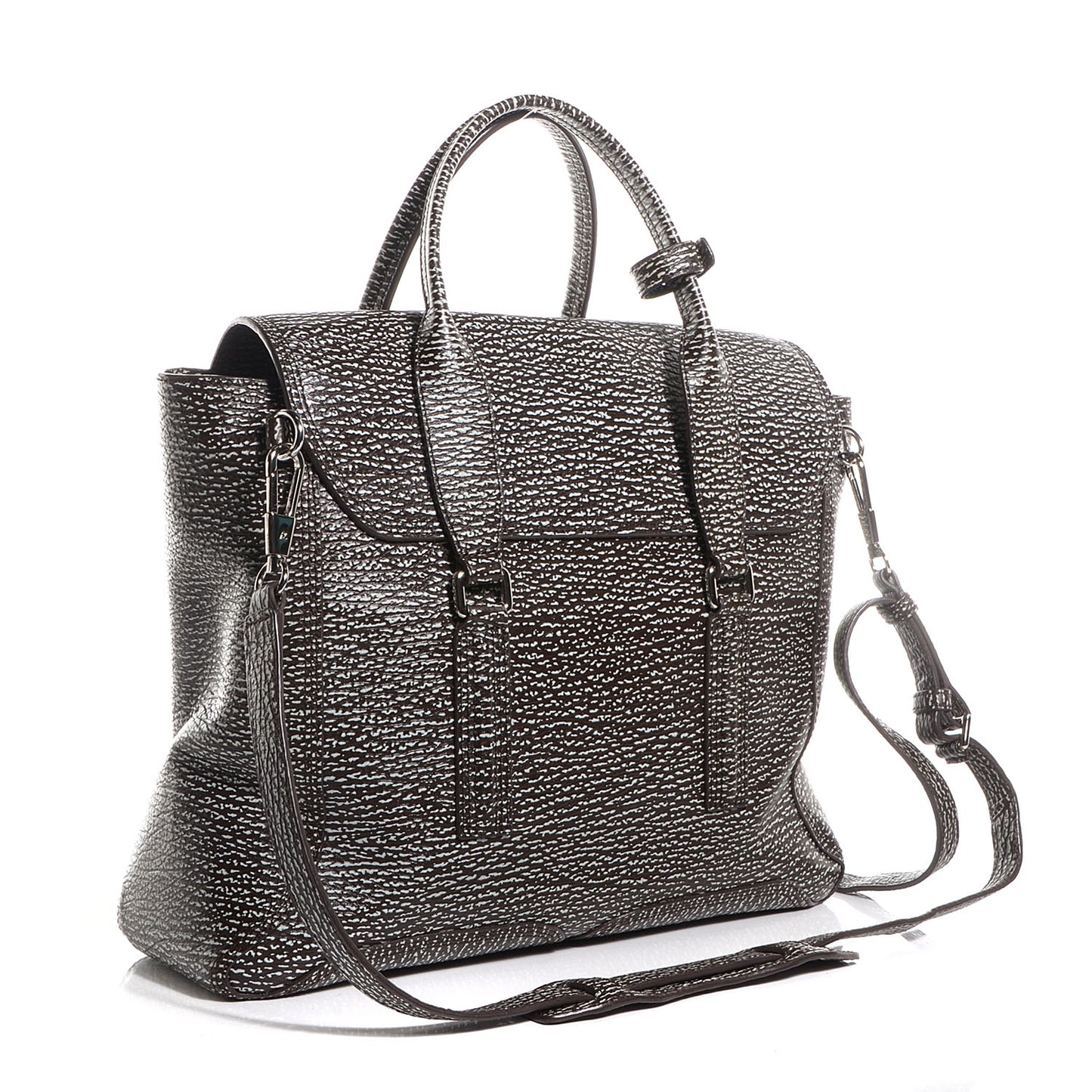 3.1 Large Pashli Satchel Black Cream