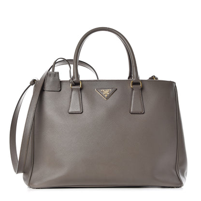 Prada Saffiano Large Galleria Double Zip Tote Argilla 1 of 11