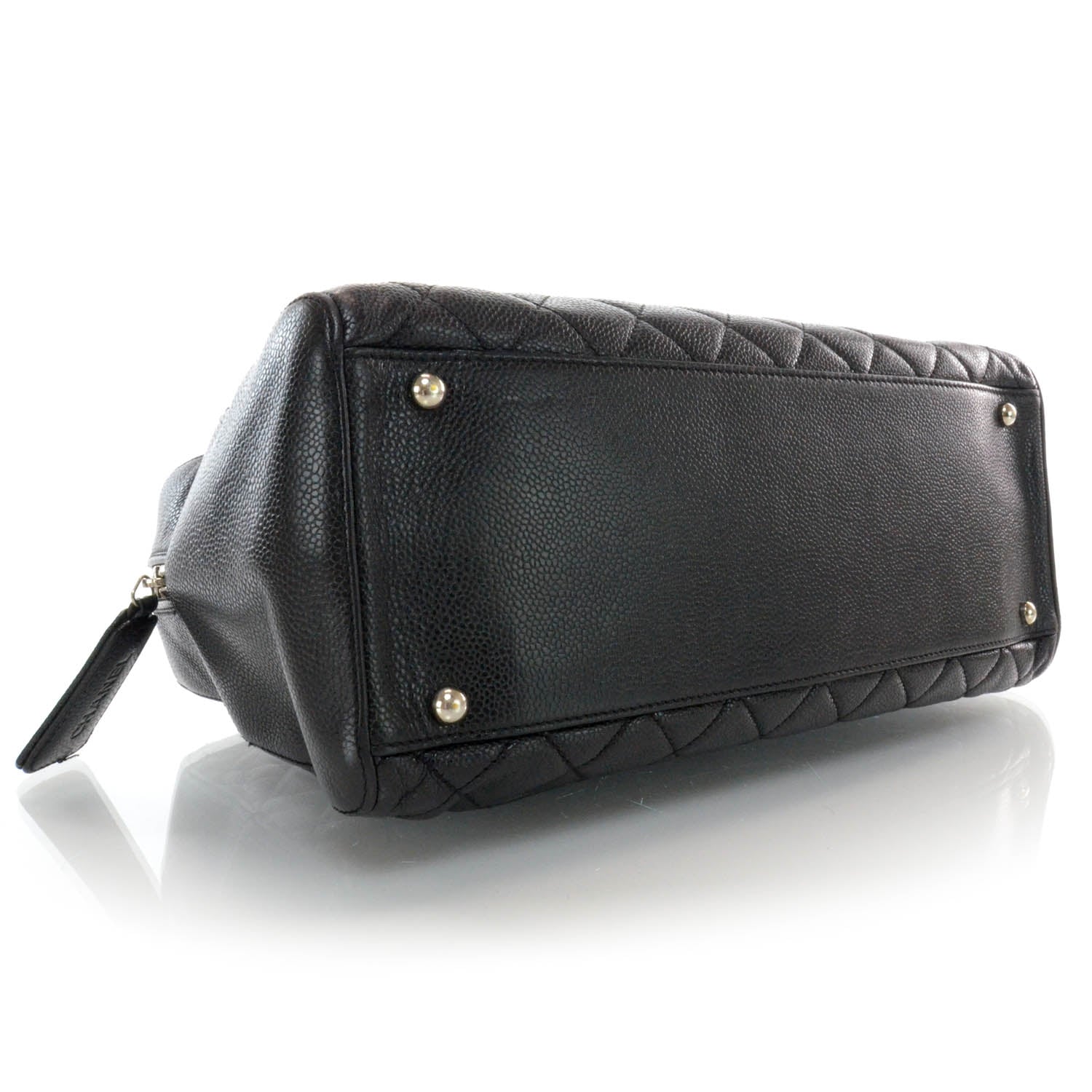 Chanel Caviar Quilted Bowler Black 4 of 10