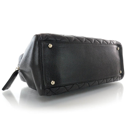 Chanel Caviar Quilted Bowler Black 4 of 10