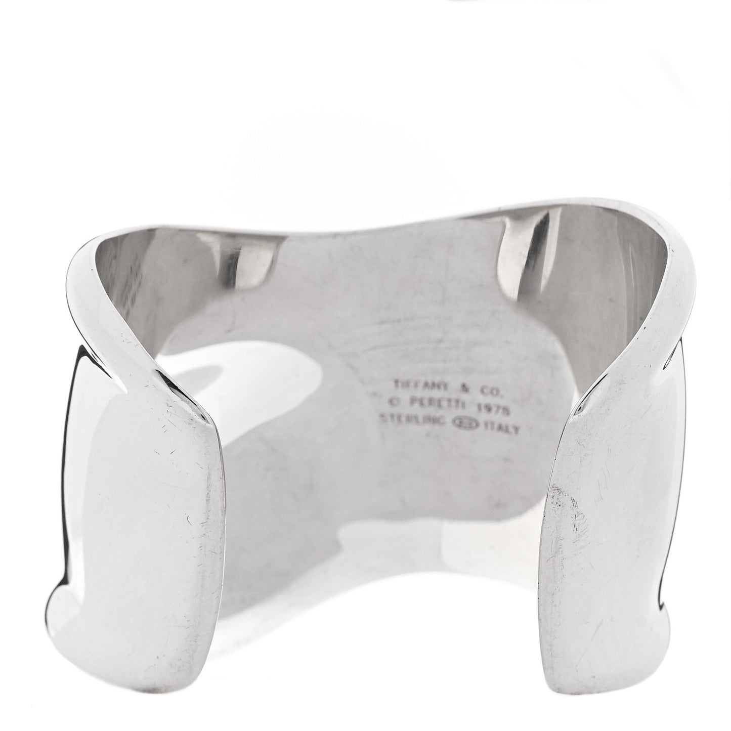 Sterling Silver Medium Elsa Peretti Left Wrist Bone Cuff Bracelet