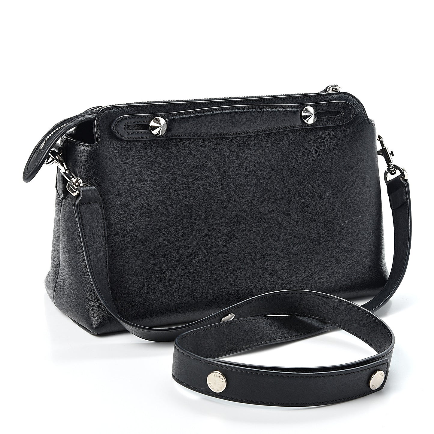 Vitello Dolce Medium By The Way Boston Bag Black