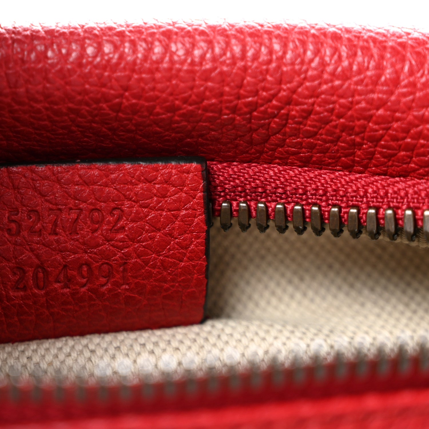 Gucci Grained Calfskin Small Logo Belt Bag Hibiscus Red 7 of 11