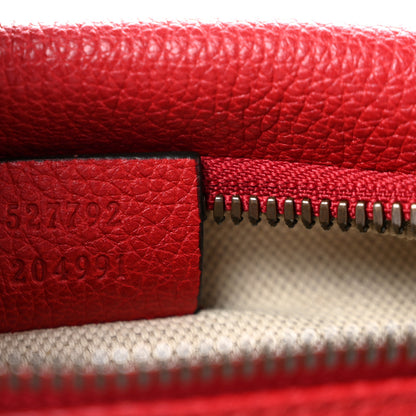 Gucci Grained Calfskin Small Logo Belt Bag Hibiscus Red 7 of 11