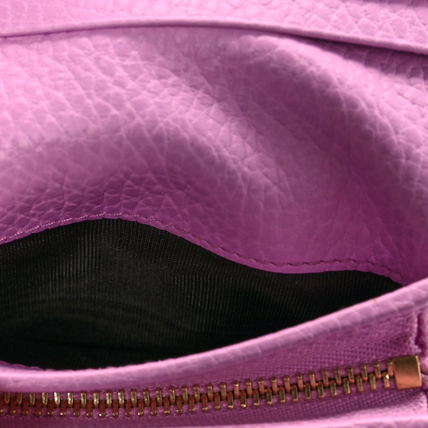 Dollar Calfskin Bosco Card Case Wallet Malva